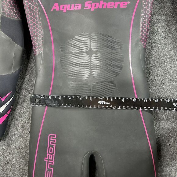 Aqua Sphere Phantom Triathalon Wetsuit Women's Large Black Pink Core Power - Picture 12 of 15